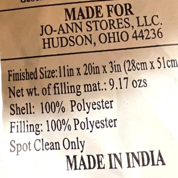 NWT! Fantastic PLACE & TIME Lemon Wedge Hooked Accent Pillow 20” x 11” - Picture 9 of 10